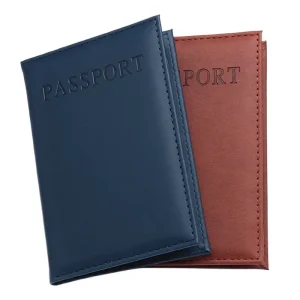 1pc PU Leather Passport Cover Case