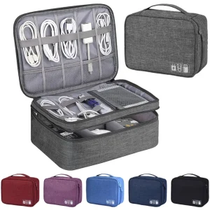 Travel Cable Storage Bag Portable Waterproof Digital Electronic