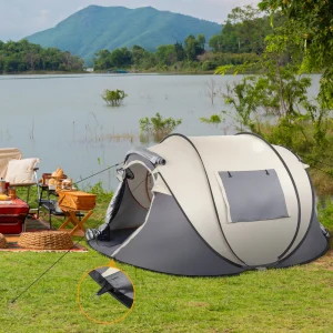 4-Person No-Install Pop Up Tent